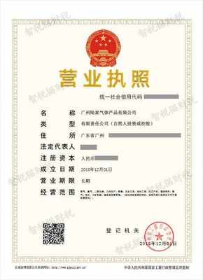 注册公司代办案例-广州陆家气体产品办理案例